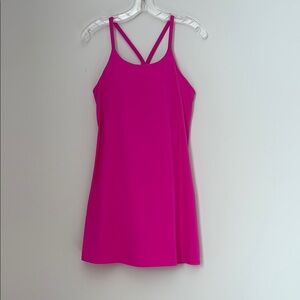 Vibrant Pink Strappy Dress